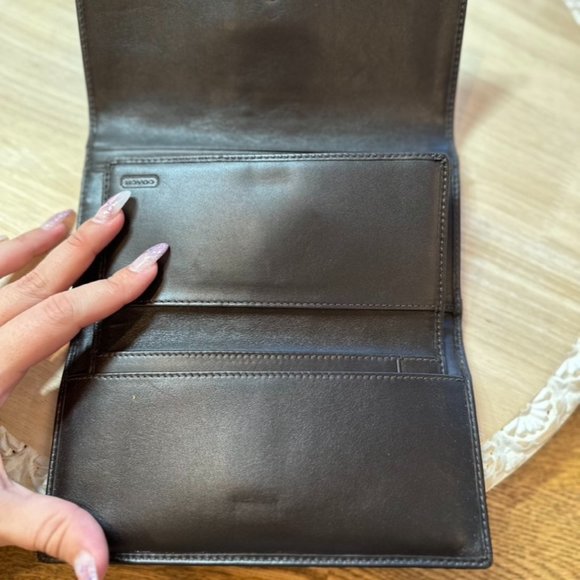 Coach Signature Buckle Flap Wallet - Picture 3 of 4